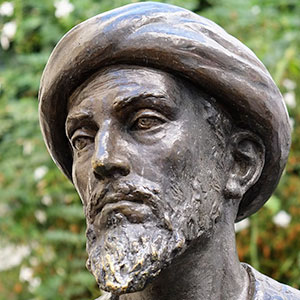 Cordoba, Spain Statue of the Jewish Scholar Moses Maimonides, Rabbi Mosheh Ben Maimon"