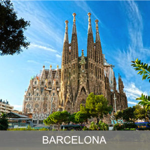 A picture of the barcelona cathedral.